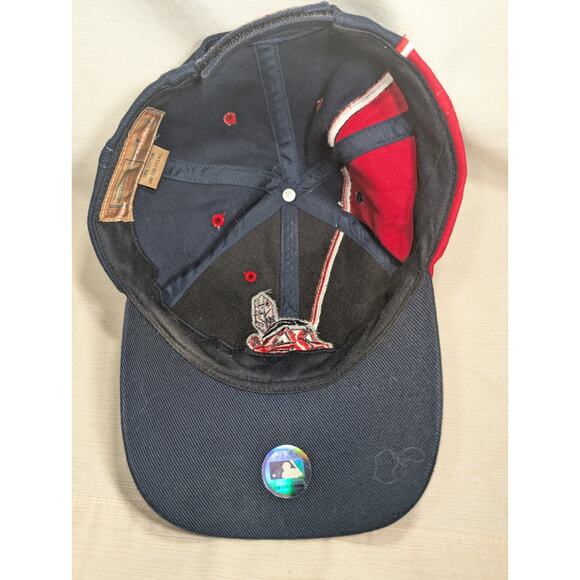 Cleveland Indians Snapback Cap Hat 90s Genuine Rare Vintage Twins ENTERPRISE - Picture 4 of 5
